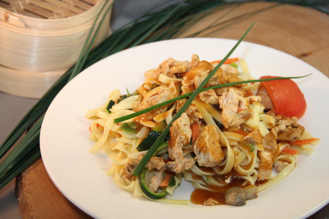 Indische Nudelpfanne 